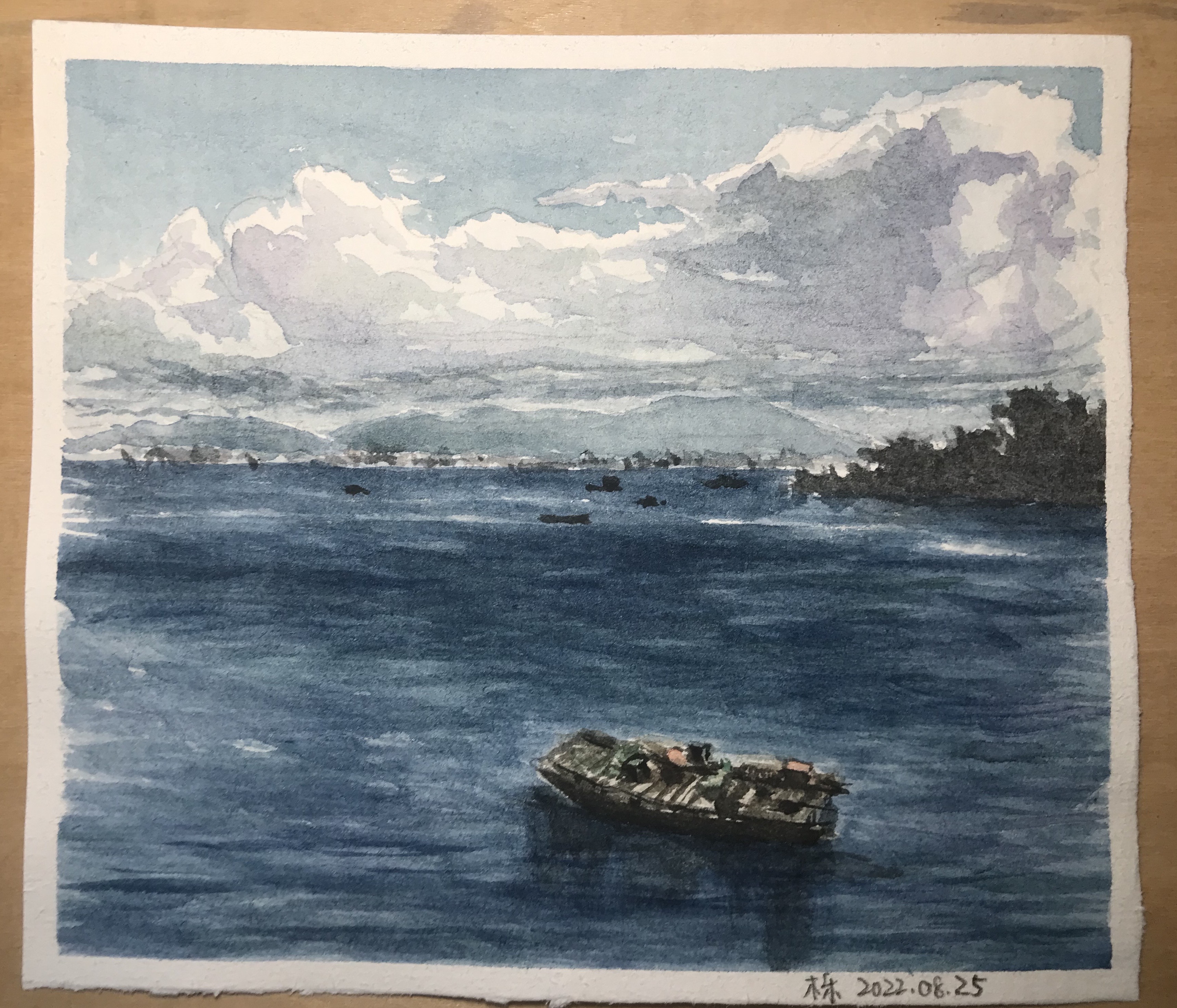 Unable to load watercolor painting